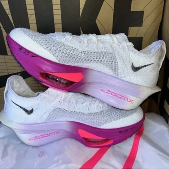 Nike Air Zoom 🔥 Alphafly Next% 3 White Grape Purple Men’s FD8315-100 - Picture 3 of 13